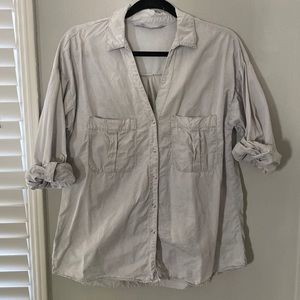 Zara basics short light gray